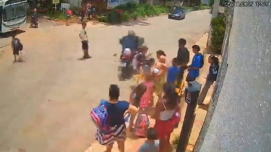 Reprodução/ câmeras de segurança