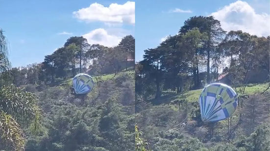 Divulgação/ Defesa Civil de Campos do Jordão