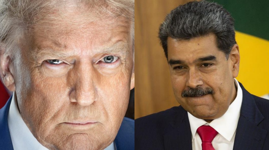 Imagem Vai atacar? Trump diz que que os dias de Maduro 'estão contados'