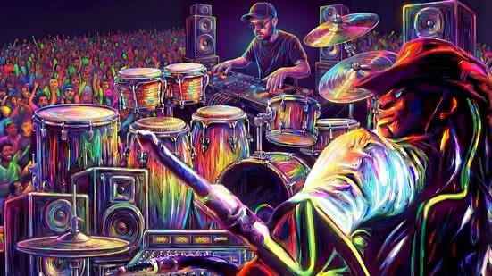 Foto: Capa do álbum EletroCarnaBrown - Arte Deeplick