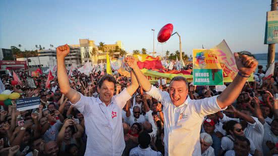 Em 2018, Haddad escolheu a Bahia como ponto de partida da campanha presidencial. Divulgação