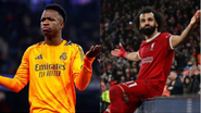 Reprodução/Redes sociais/X/@realmadrid e  Divulgação/Liverpool
