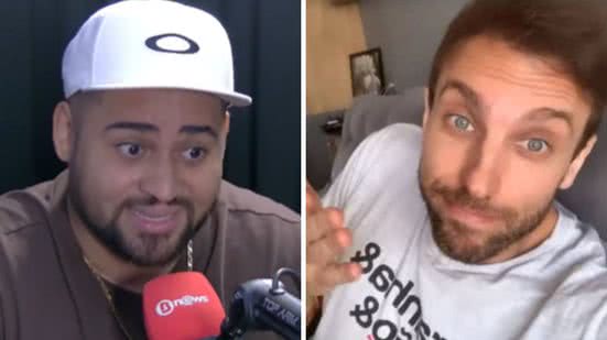 Foto 1: Reprodução / Youtube / BNews TV | Foto 2:  Reprodução / Instagram @leolins