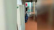 Imagem VÍDEO: Hospital fica alagado após fortes chuvas em Juiz de Fora; imagem impressiona