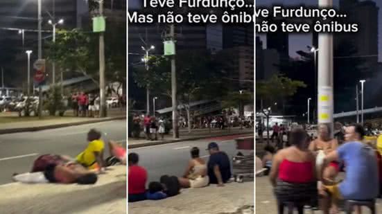 Imagem Sem buzu no pós-Furdunço? Mototaxista flagra pontos lotados na Centenário após multidão da Baiana System