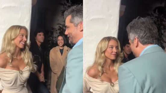 Imagem Wagner Moura encontra atriz americana ‘cancelada’ durante premiação e brasileiros detonam: “Viu a aliança no dedo dele”