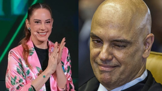 Ministro Alexandre de Moraes durante sessão no Supremo Tribunal Federal em Brasília com foco em seriedade