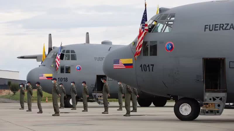 Reprodução/Força Aérea da Colombia