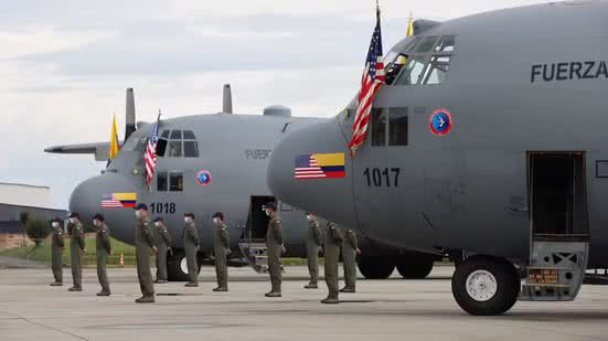 Reprodução/Força Aérea da Colombia