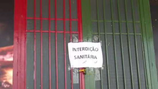Vigilância Sanitária interdita o estabelecimento após encontrar irregularidades - Repredução/TV Cabo Branco