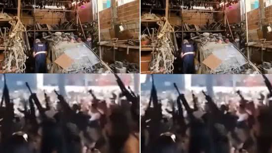 Imagem Em vídeo publicado nas redes sociais, Polícia Civil questiona: 'O que o ferro-velho, o baile funk e o assalto têm em comum?'