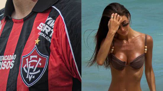 Victor Ferreira / EC Vitória - Reprodução / Instagram / @alinemarquez