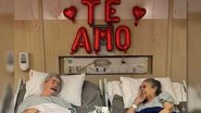 Imagem Casal comemora 46 anos de casamento durante internação em hospital