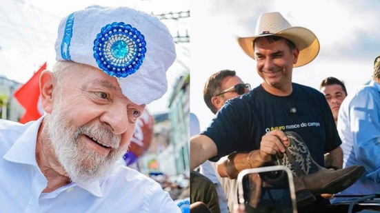 Ricardo Stuckert/Flávio Bolsonaro