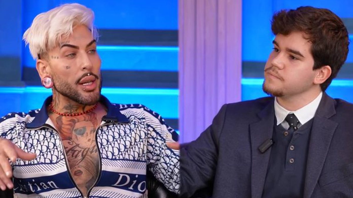 Barraco ao vivo! Bruxo perde a cabeça após ser chamado de ‘doente mental’ e parte para cima de influenciador católico; veja vídeo