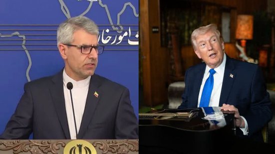 Reprodução / China Central Television (CCTV),China Global Television Network (CGTN) e Molly Riley/ White House