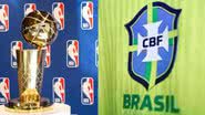 Reprodução/Instagram @nbabrasil e Reprodução / Livia Villas Boas / CBF