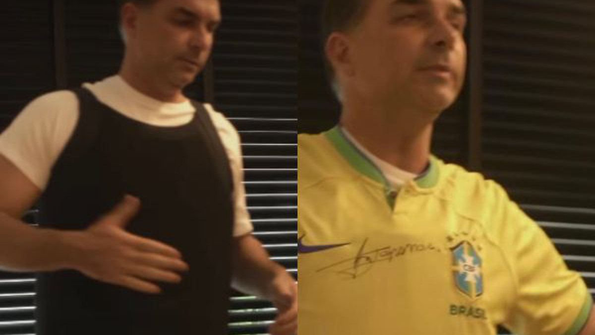 Flávio Bolsonaro usa colete à prova de balas e manda recado: "Estão achando que vão me intimidar?
