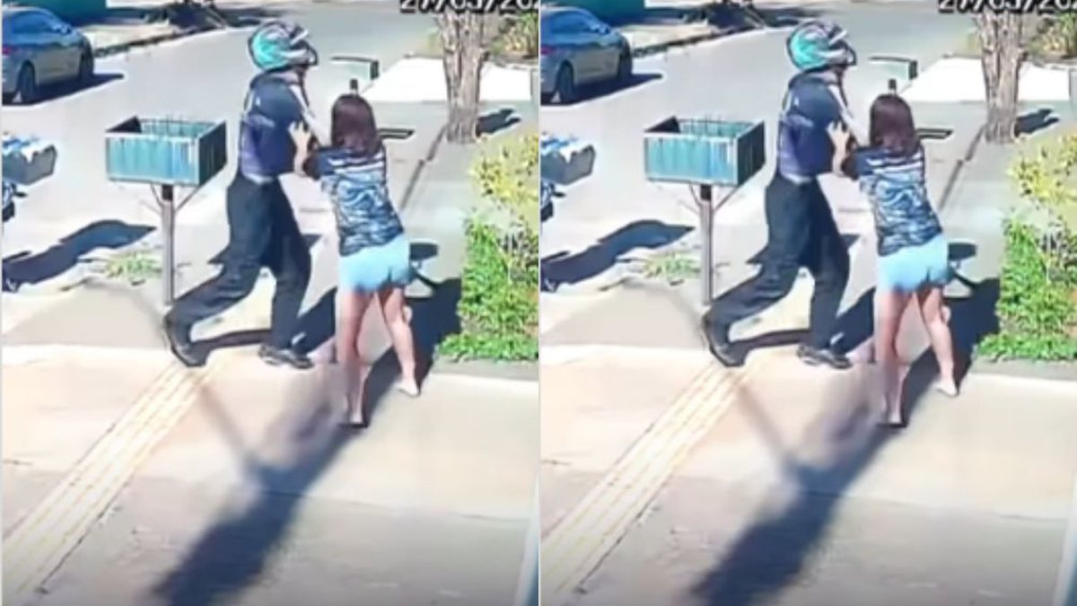 VÍDEO: Homem é morto a tiros após ameaçar ex com facão em calçada