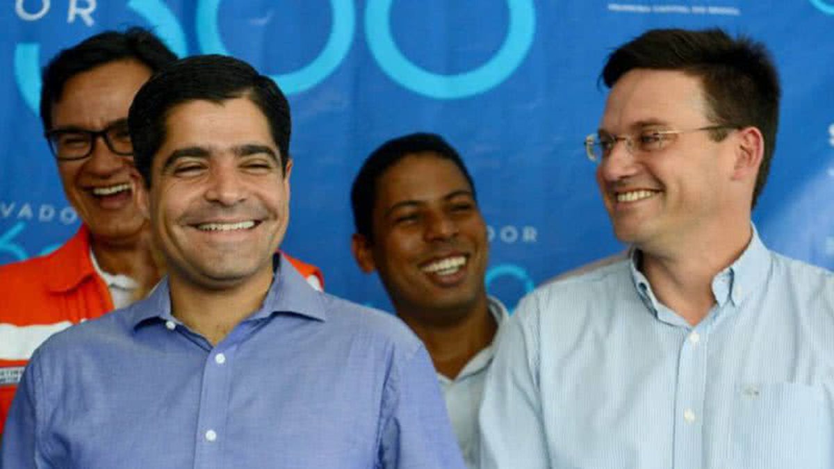 Bastidores: Aliados apontam insatisfação de ACM Neto com companheiro de chapa ausente em agenda
