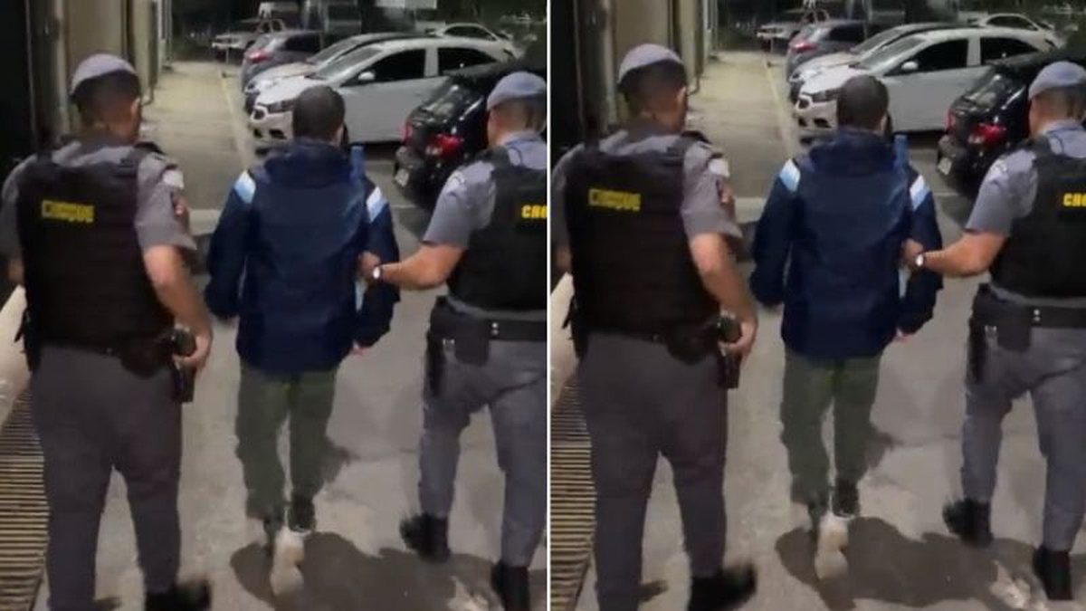 Vídeo mostra foragidos da Justiça sendo presos em estádio de futebol em válida pela Copa Libertadores no Brasil