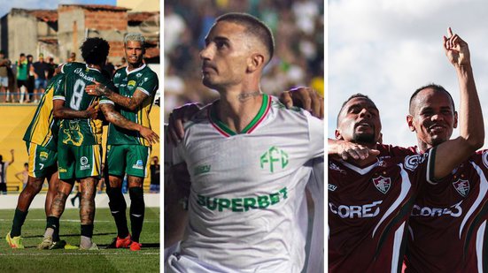 Divulgação/Barreiras - Gabriel Costa/Flu de Feira - Enzo Britto/Feira FC