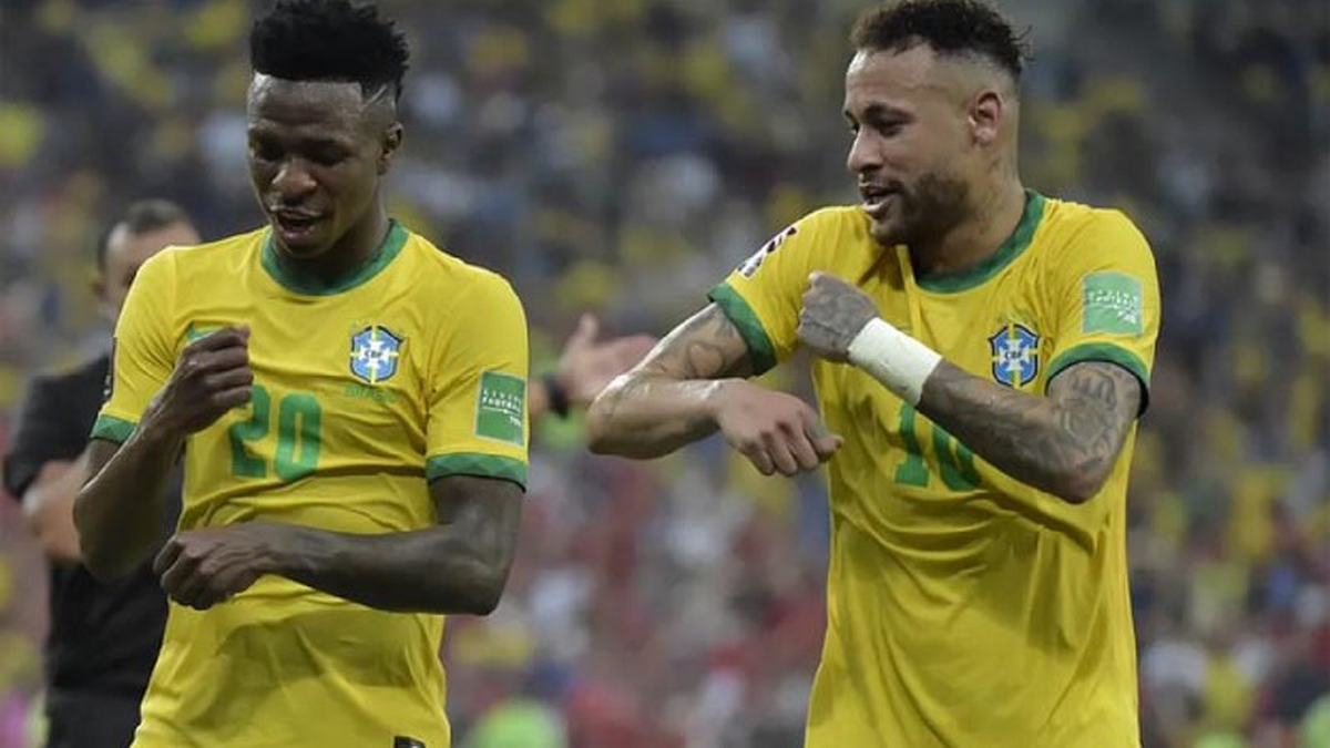 E a camisa 10? Vini Jr. responde se devolve numeração para Neymar na Seleção Brasileira