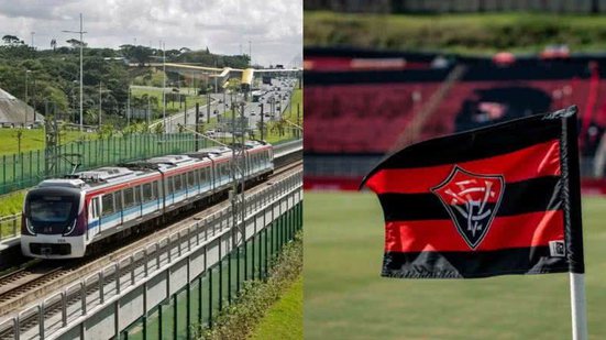 Divulgação / CCR Metrô - Victor Ferreira / EC Vitória