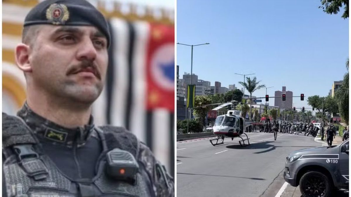 Tenente da PM é baleado na cabeça por dois homens em moto na Região Metropolitana