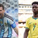 Reprodução / Redes Sociais / Instagram / @leomessi - @vinijr
