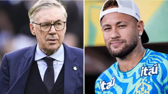 Imagem Revelado! Ancelotti não queria convocar Neymar, mas mudou de ideia após impor três condições; saiba quais