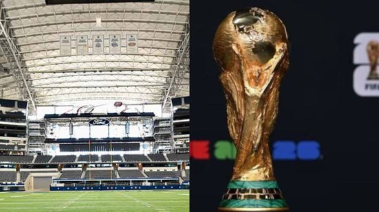 Divulgação/AT&T Stadium e Reprodução / FIFA