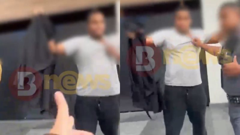 Populares se revoltam e agridem homem suspeito de ejacular em mulher no metrô de Salvador\u003B ASSISTA