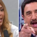 Foto 1: Reprodução / Redes sociais | Foto 2: Reprodução / SBT
