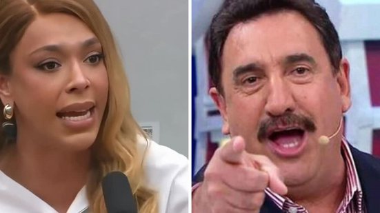 Foto 1: Reprodução / Redes sociais | Foto 2: Reprodução / SBT