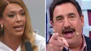 Foto 1: Reprodução / Redes sociais | Foto 2: Reprodução / SBT