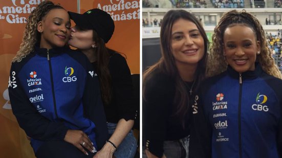 Rebeca Andrade posa em clima romântico com namorada e encanta: \u0022Te amo\u0022