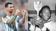 Reprodução / Redes Sociais / Instagram / @leomessi /@pelé