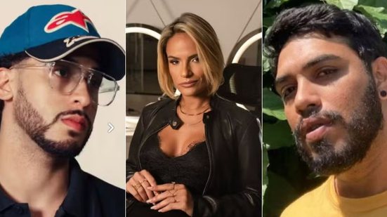 Rafael Nunes Di Lauro Dias, Verônica Silva Cardoso Gama e Cassiano Dias Brito - Reprodução/Redes Sociais