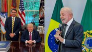 Reprodução/X/@FlavioBolsonaro | Ricardo Stuckert/PR