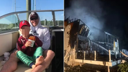 Reprodução/Facebook(Chris Geirhart); Reprodução/Hollywood Volunteer Fire Department