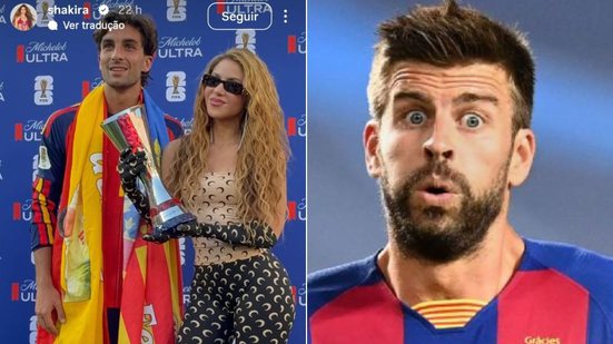 Shakira aparece \u0027coladinha\u0027 com craque da Espanha e Piqué vira alvo de piada nas redes sociais