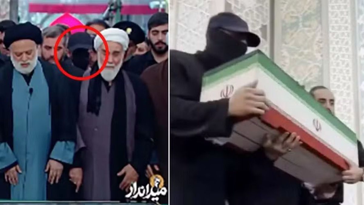 Identidade de homem marcarado visto em funeral de Ali Khamenei é revelada