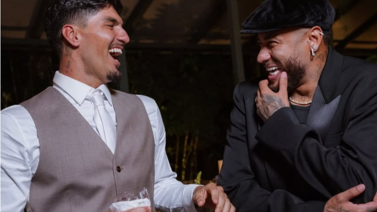 Fim do mistério! Neymar revela por que foi o único convidado de preto no casamento de Medina - QTU Questões do Universo