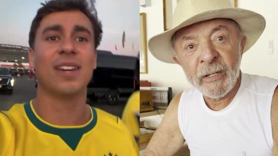 Reprodução / Instagram Nikolas Ferreira e Vídeo @janjalula e @lulaoficial