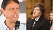 Reprodução / Paulo Guereta - Governo do Estado SP e Redes Sociais @javiermilei