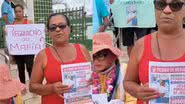 Imagem Manifestantes denunciam crise da saúde em Simões Filho: “Muita festa e o povo morrendo”