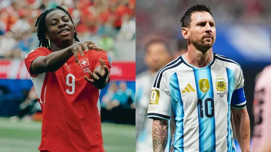 Reprodução / Instagram / @_jkmanzambi - @leomessi