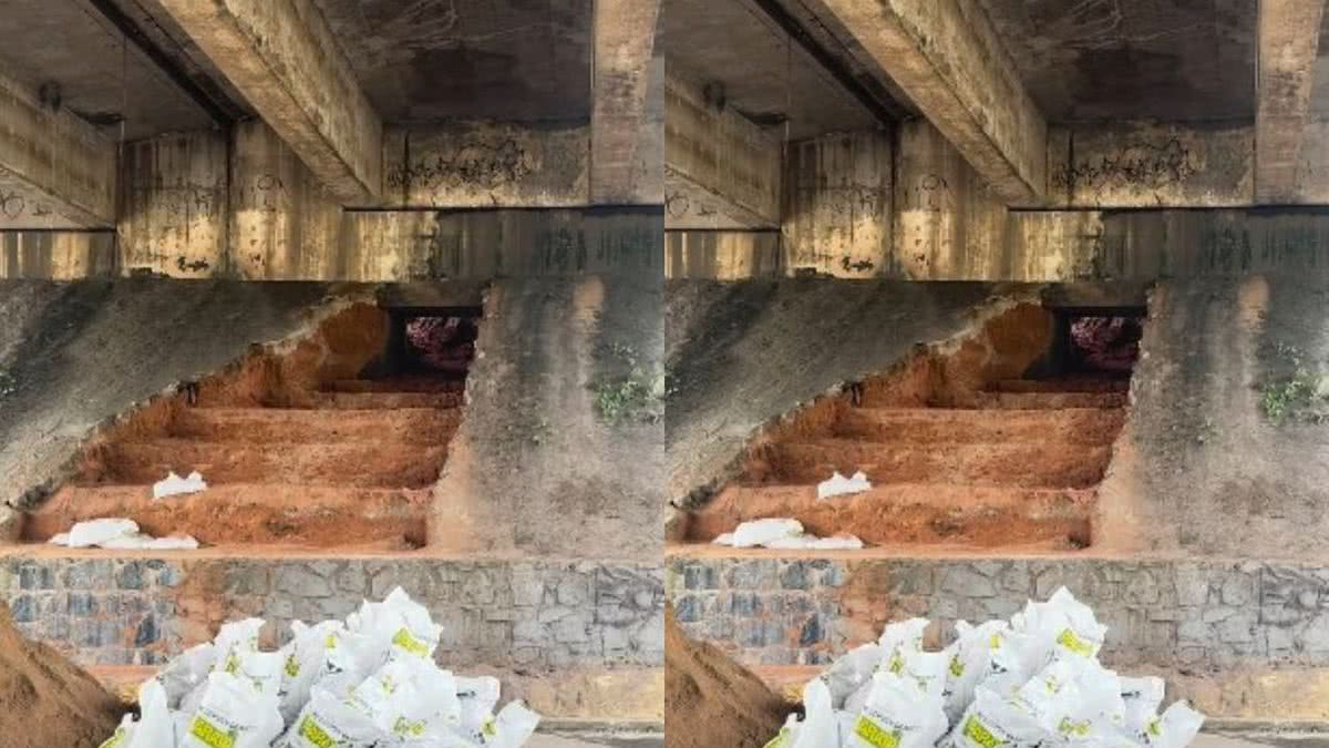 VÍDEO: DNIT inicia obra de manutenção em viaduto de Simões Filho próximo onde cratera abriu na BR-324