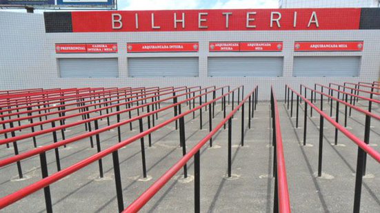 Bilheteria do barradão - Divulgação